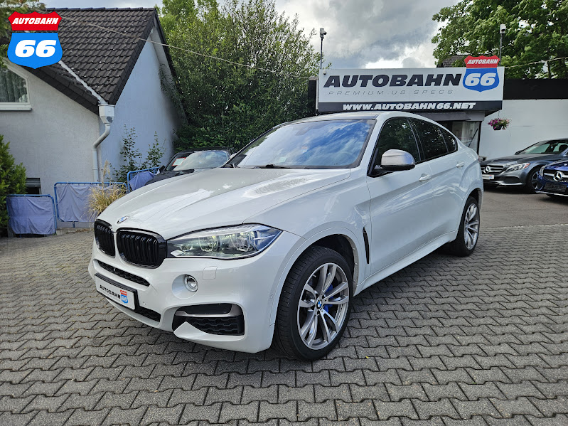 2018 BMW X6 M50d xDrive Mineral White tax-free Wiesbaden Autobahn66