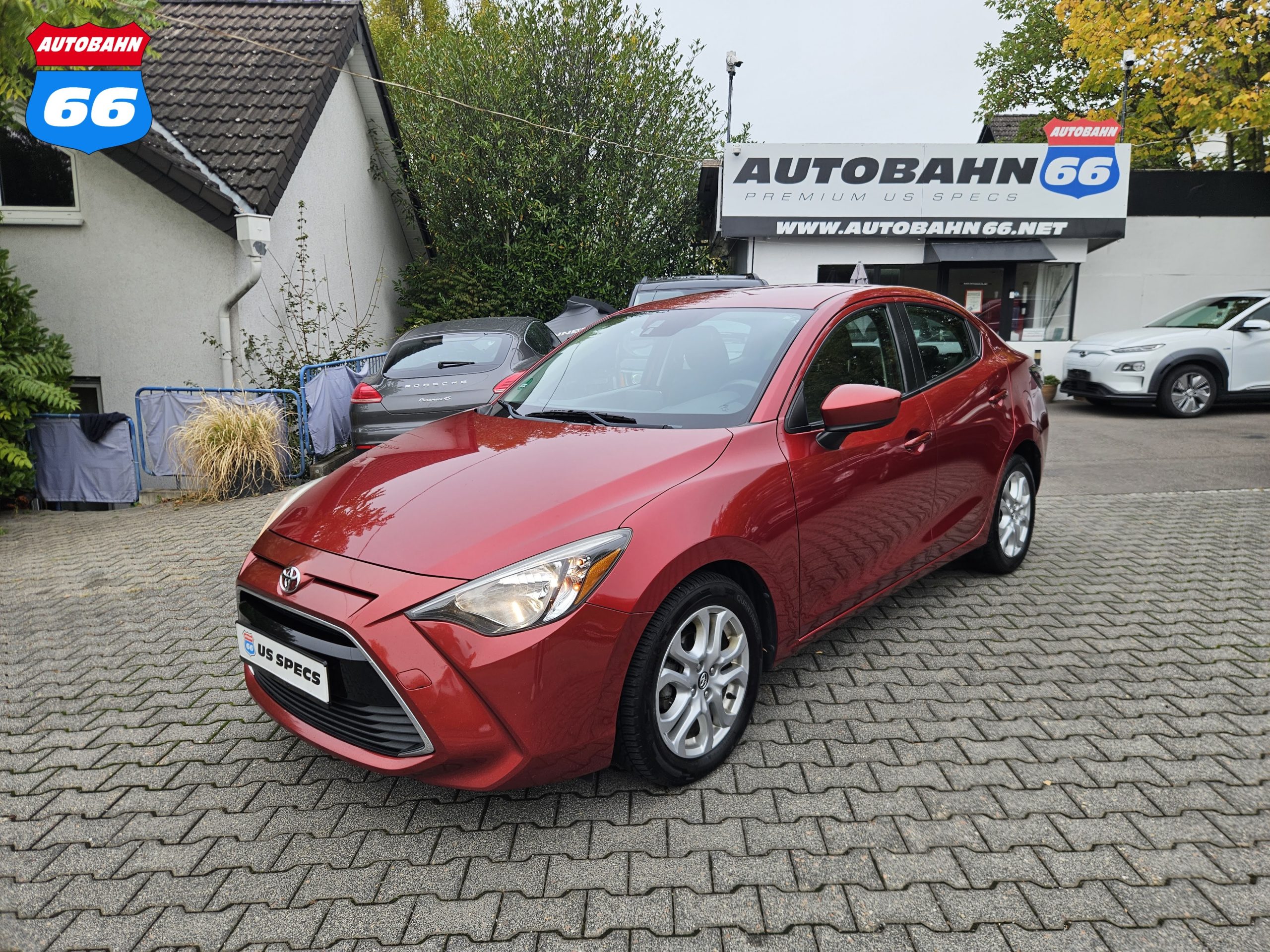 2017 Toyota Yaris in front of Autobahn66 Car sales
